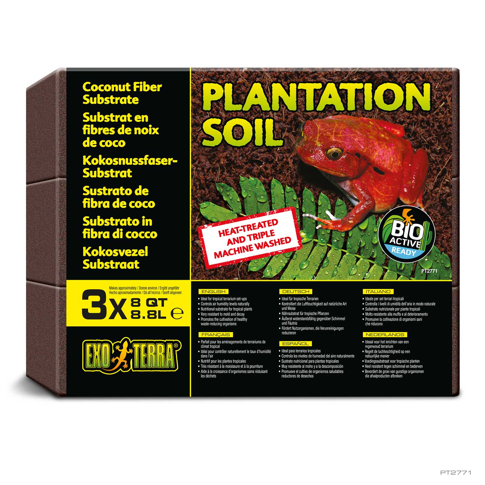 Plantation Soil Brick 3-pack - 24QT &ndash; 26,4L